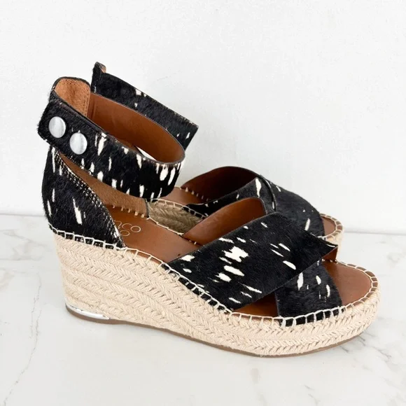 Franco Sarto Women’s Carma Wedge Espadrille Sandals Sz 7.5 - Picture 2 of 9